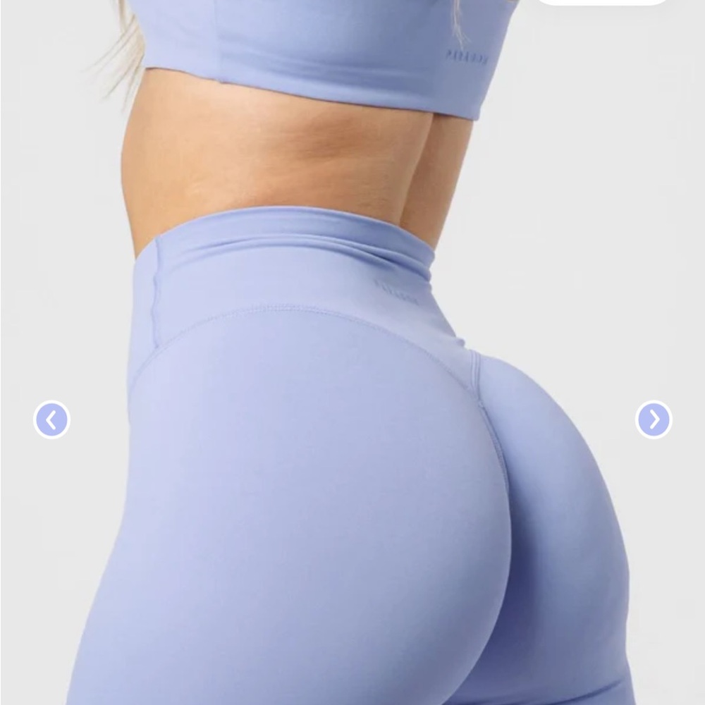Light Blue High-Waisted Leggings